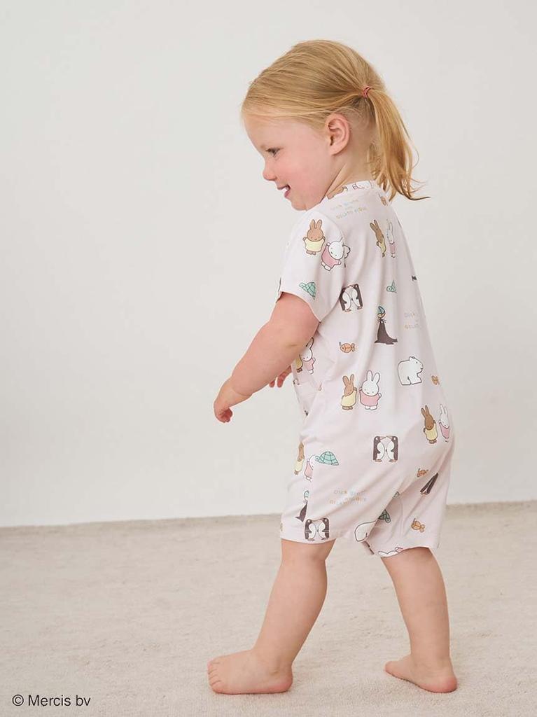 DickBruna BABY Print Romper PBCO254417 PNK 80 [Gelato Pique] Cool-to-the-touch All-over