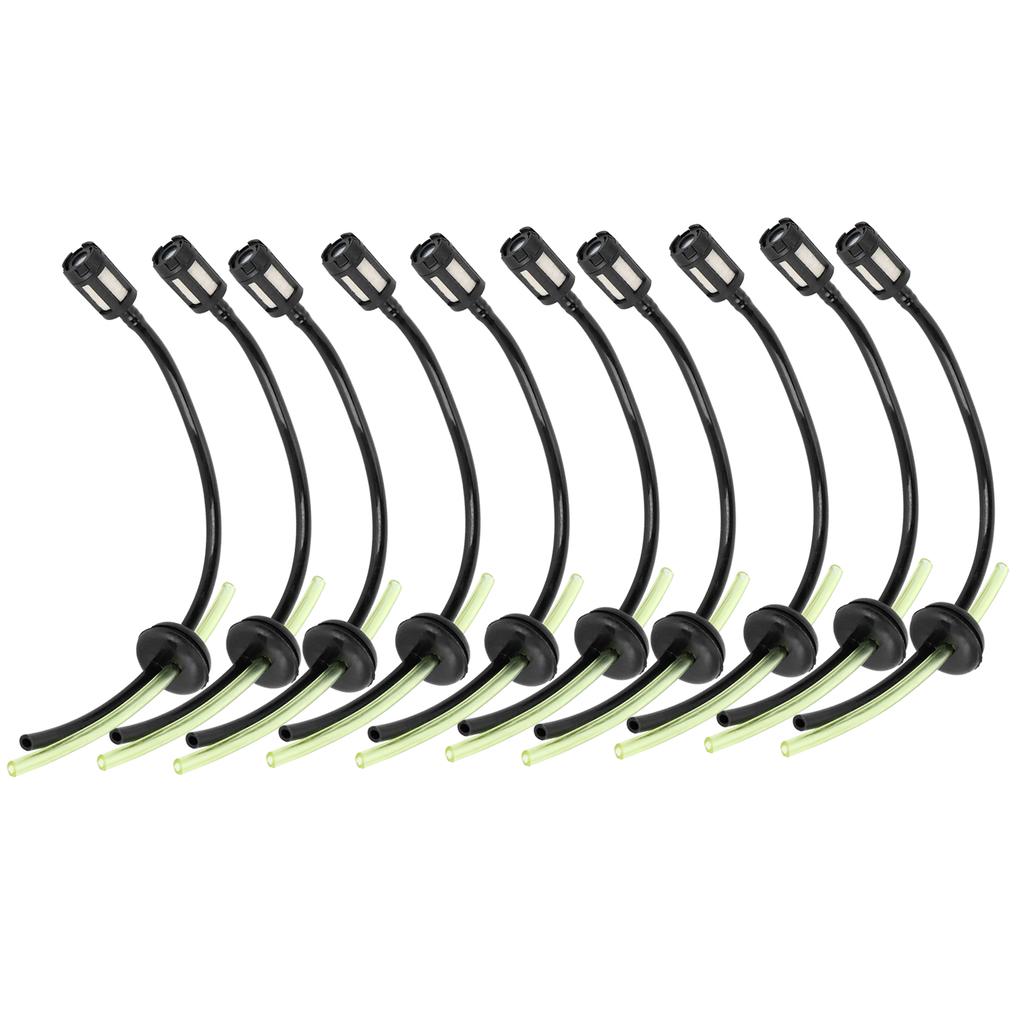 10Pcs Fuel Filter Hose Assembly Kit Replacement for GX35 Lawn Mower Brush Cutter Parts