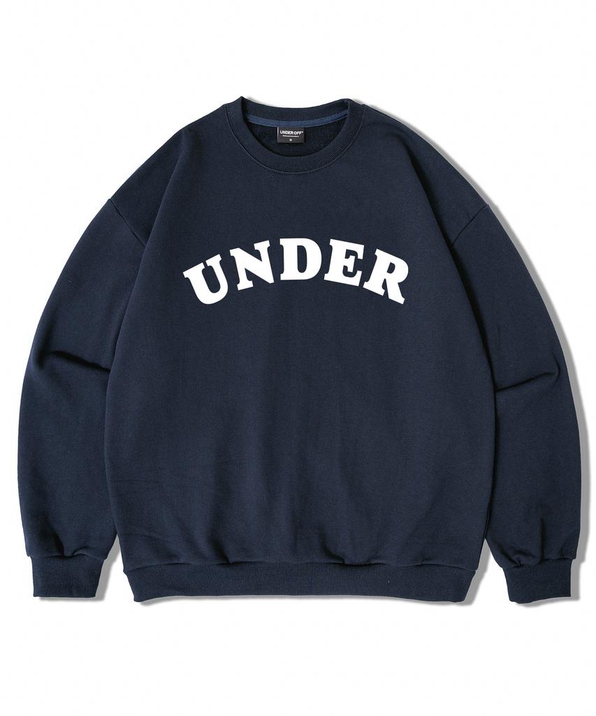 UNDEROFF Authentic Relaxed Under Arch Sweatshirt Navy White