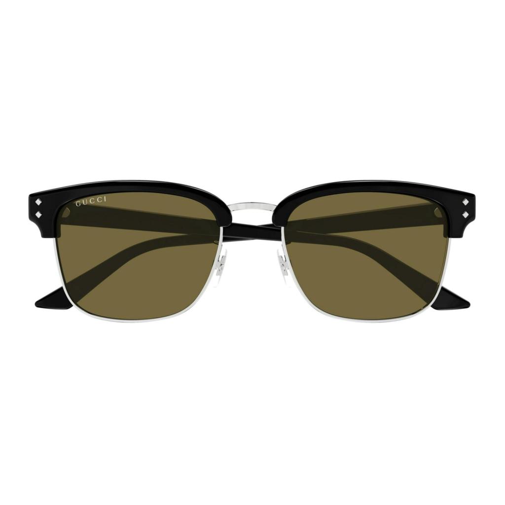 Gucci Classic Full Frame Square Sunglasses Men sunglasses Black GG1897SK