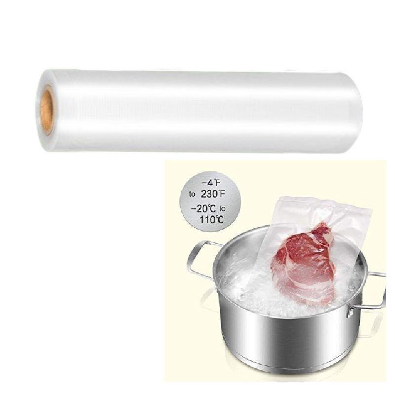 Food Sealer Vacuum Rolls Storage Bags 28 Cm Durable Material Freshness Kitchen