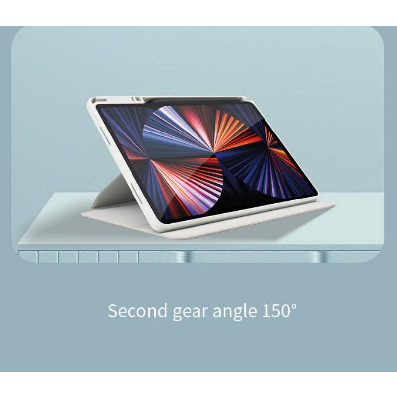 Вращение на 360 градусов для Oppo Pad Air 10,36, 11,0 дюймов, противоударный чехол-подставка с подставкой для карандашей, прозрачная задняя крышка, чехол для планшета Oppo Pad 11,0 дюймов, 2022 г.