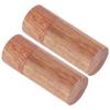 10 шт. Деревянная коробка-цилиндр для эфирных масел, контейнер для хранения бутылок, дорожный кейс для переноски, 2,5 см внешний