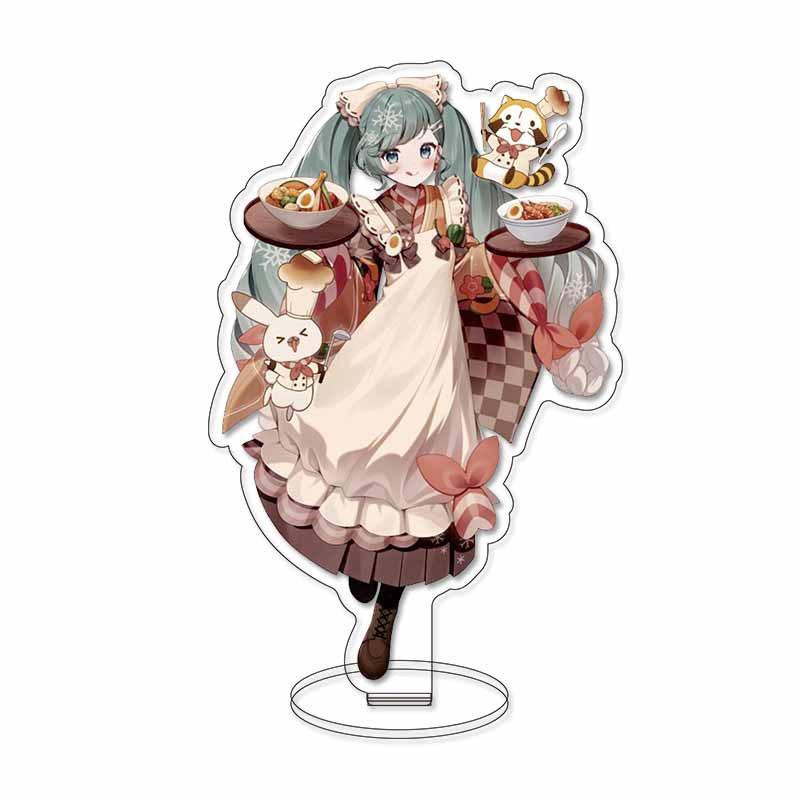 Miku Hatsune Miku Snow Miku Anime Acrylic Stand Figure Clear Display Birthday Gift 2D Anime Merchandise