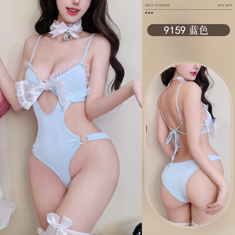 Sexy lingerie sexy one-piece bunny uniform seduction sweet backless suspender female cosplay