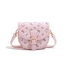New Sanrio Hello Kitty PU Saddle Bag, Shoulder Bag, Crossbody Bag Regular Women's Pink/Brown/Milk Tea SHHF41516