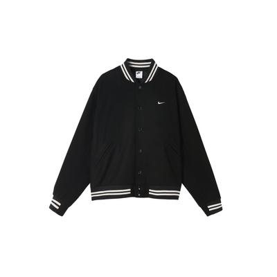 Спортивная куртка Authentics Varsity (Азия) Черная/белая мужская уличная одежда DQ5011-010