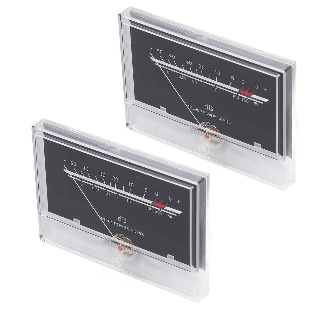 VU Meter High Accuracy Adjustable Backlight Power Amplifier Level Meter with Driver Board for DIY