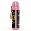 1PC Best Dad Ever Label Slogan Print 750ml Color Plastic Sports Water Bottle Leakproof Flip Straw Lid Suitable for Sports Office Home Use