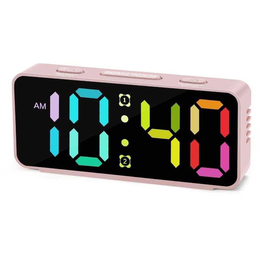 Multi-functional Desktop Alarm Clock 12/24H Display Digital Alarm Clock Table Clock Bedroom