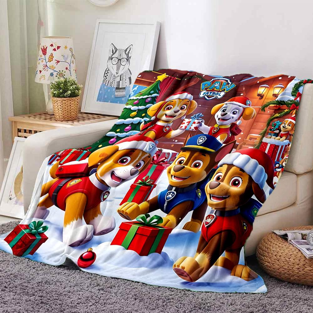 1Pc Animal Party Night Blanket Soft Throw Blanket For Home Bedroom Bed Sofa Travel Office Solid Christmas Blanket