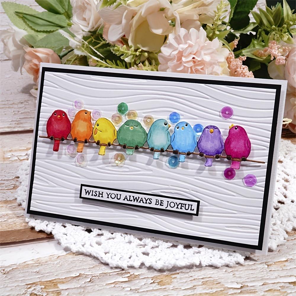 Милые Птички Металлические Режущие Штампы Трафарет DIY Скрапбукинг Тиснение Бумажные Карты Альбом Декоративное Ремесло Шаблон для Вырезания