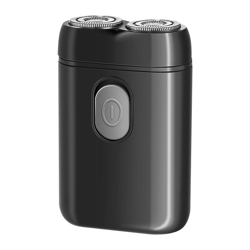 Двухголовочная аккумуляторная мужская портативная электробритва