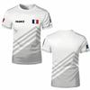 France Flag 3D Print T-shirt Summer Outdoor Sports Casual Breathable Quick-drying Tops Men Women Fashion O-Neck Football Jersey