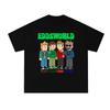 Eddsworld Футболка 2026 Новая Харадзюку Высококачественная Футболка Летняя Манга Графический Принт Футболка Хлопок Мода Удобная Футболка