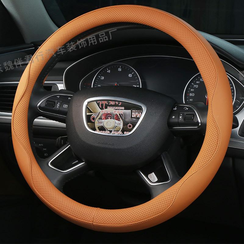 Универсальная изогнутая оплетка на руль: Всесезонный протектор ручки автомобиля