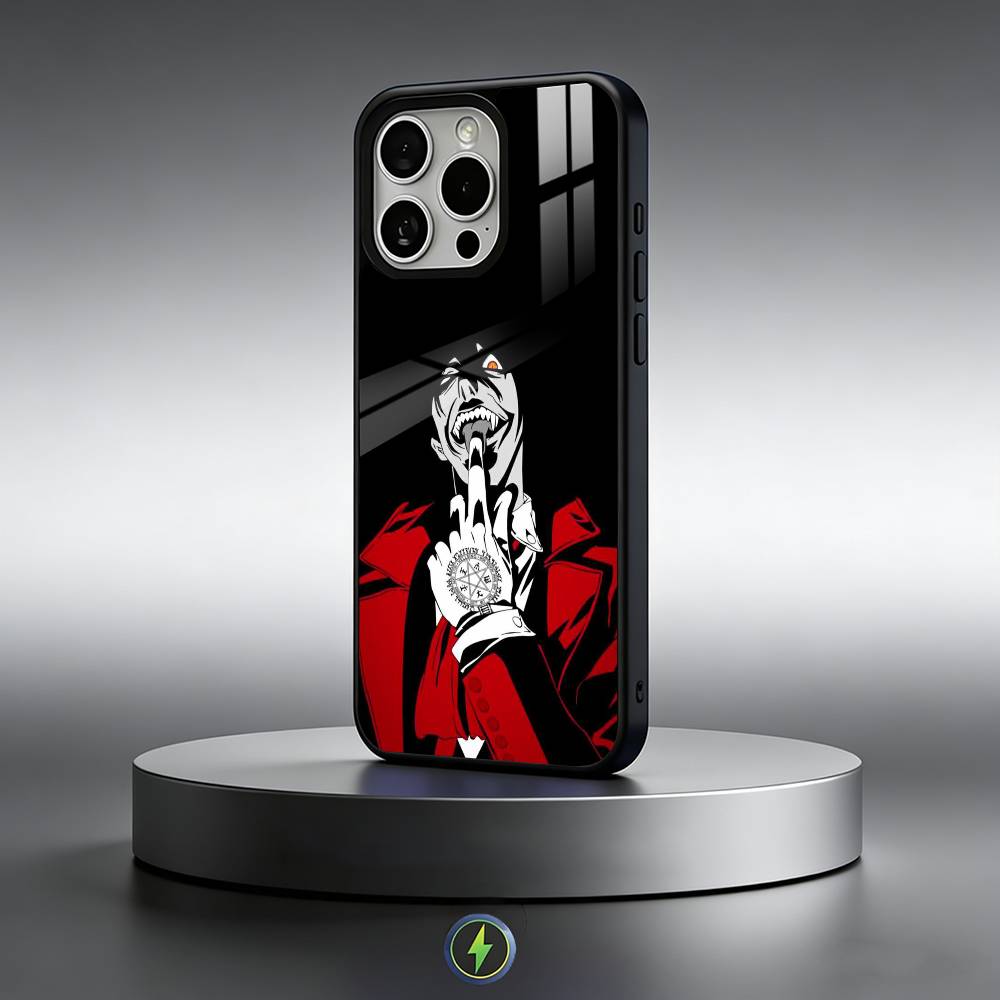 Чехол для телефона Hellsing из аниме для iPhone 17, 16, 15, 14, 13, 12, 11 Plus, Pro Max Магнитный для беспроводной зарядки MagSafe