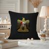 L-иракский Ирак Национальный Флаг Наволочка Антипылевой Клещ Наволочка Невидимая Молния Шелковистый Короткий Плюш Чехол на Подушку Дивана
