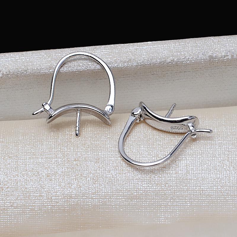Серьги DIY из серебра S925 с 12-миллиметровым держателем жемчуга Dong Qing 3842