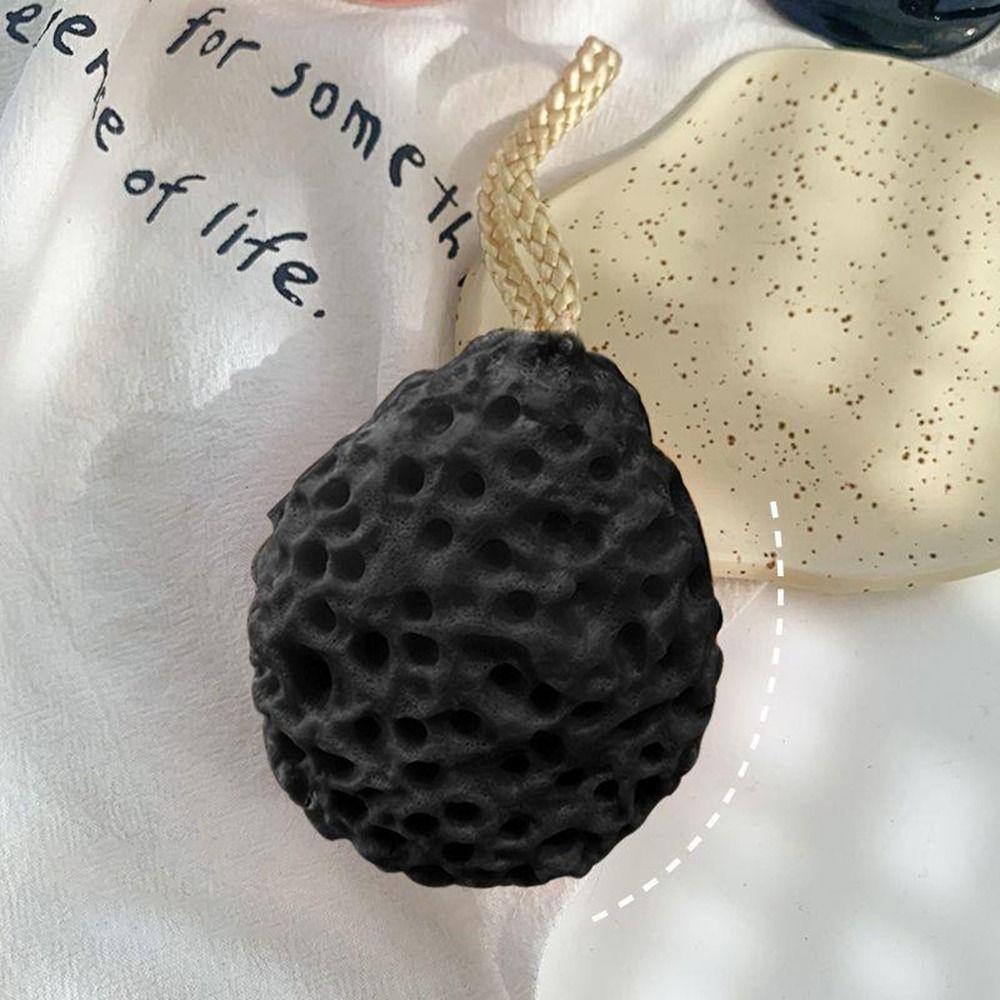 Мягкая губка для ванны с сотами, мягкая пуховка для душа, портативная щетка для чистки, детская