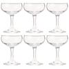 Toyo Sasaki Glass Champagne Glass Pull Ace Champagne 160ml Set of 6 Made In Japan Dishwasher Safe Commercial Glass 33034