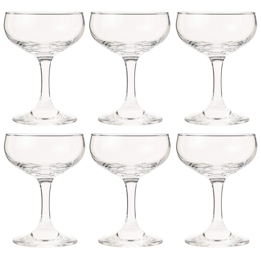 Toyo Sasaki Glass Champagne Glass Pull Ace Champagne 160ml Set of 6 Made In Japan Dishwasher Safe Commercial Glass 33034