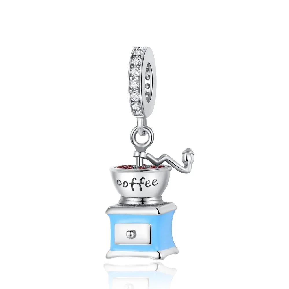 Classic 925 Coffee Cup Charms Tea Cup Beads Fit Bracelet Necklace Pendant Women Bracelet DIY Fine Jewelry Gift