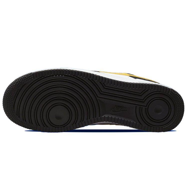 Nike Air Force 1 07 LV8 Athletic Club — черные университетские золотые мужские кроссовки, белые DH7568-002