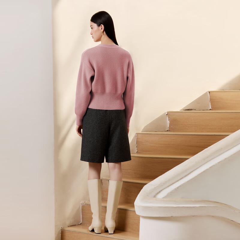 ELLASSAY Женский вязаный кардиган с V-образным вырезом