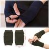 Fashion Wool Winter Autumn Warm Exposed Finger Knitted Wool Glove Half Mitten Wrist Gloves