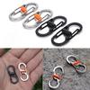 8-Shaped Outdoor Hook Buckle Snap Clip Mount Climbing Carabiner Chain Key Chain