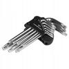 Set of TORX KEYS, short Allen keys, 9 pcs > T10 - T50mm < Vorstahl