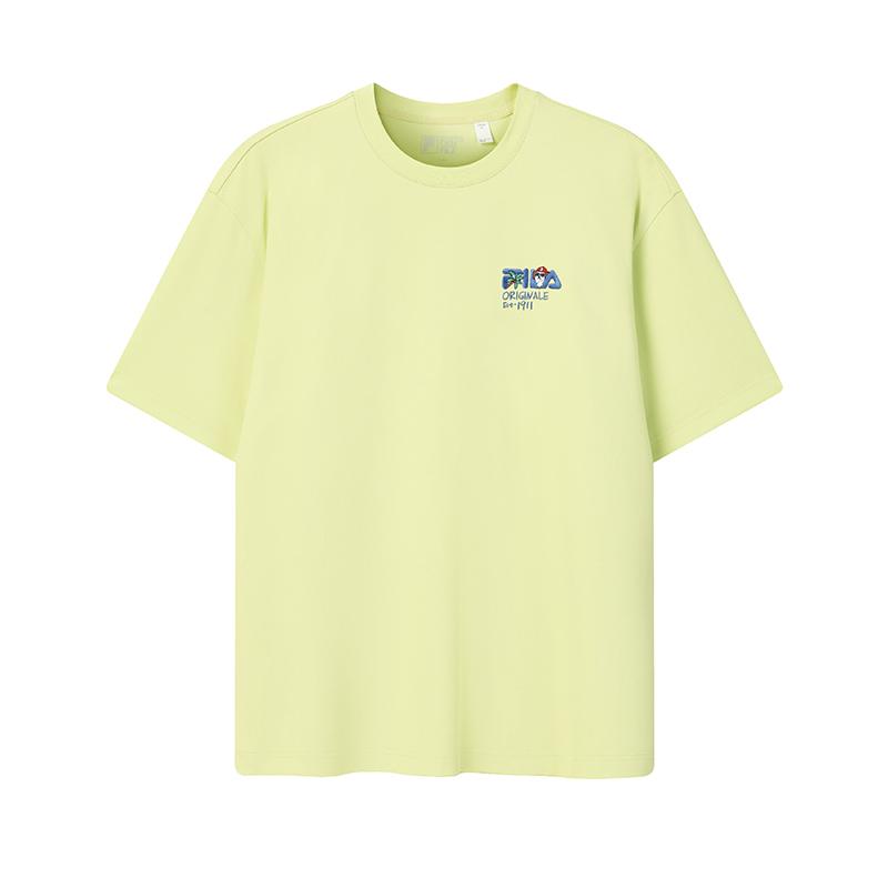 Fila ОРИГИНАЛЬНАЯ Футболка Унисекс Светло-горчично-зеленая F11U629101FLG