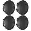 4 шт. Колпаки на центр колеса 75 мм Внешний диаметр Устойчивые к царапинам и дождю Отличная герметизация для автомобилей Черный