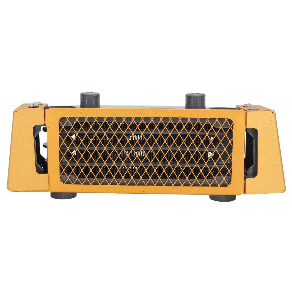 Motorcycle Oil Cooler Aluminium Effective Engine Oil Cooling Radiator for 50cc to 250cc Motorcycle Dirt Bike ATV