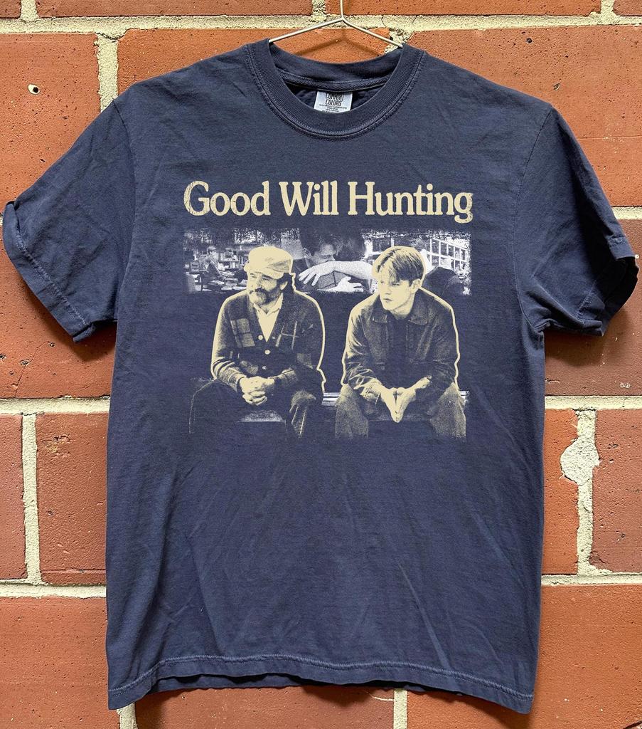 Retro Good Will Hunting T-Shirt, Robin Williams Matt Damon Graphic Tee, Vintage 90s Movie Shirt, Classic Film Shirt, Comfort Colors Tee