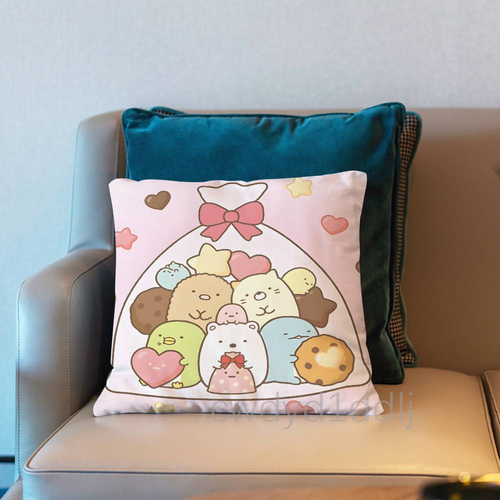 Милая Наволочка SSumikkogurashi Декор Подушки Чехол Для Подушки Печатный Чехол На Подушку Для Дивана