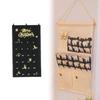 Advent Calendar for Christmas with 24 Pockets Candy and Wall Display