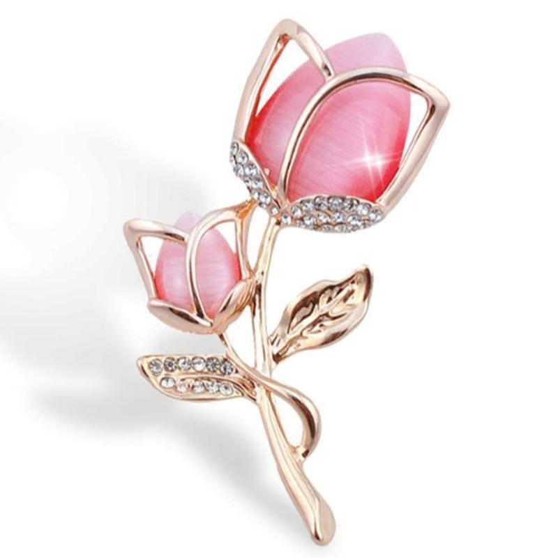 Brooch High-End Sense Niche High-End Women'S Silk Scarf Buckle Alloy Corsage Small Fragrant Wind Pearl Rhinestone High-End