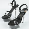 Women's Shoes Spring Clear Heels Sexy Sandals Slipper Girls Shoe for Party Club 14cm Heel 4cm Platform LFD-B3564