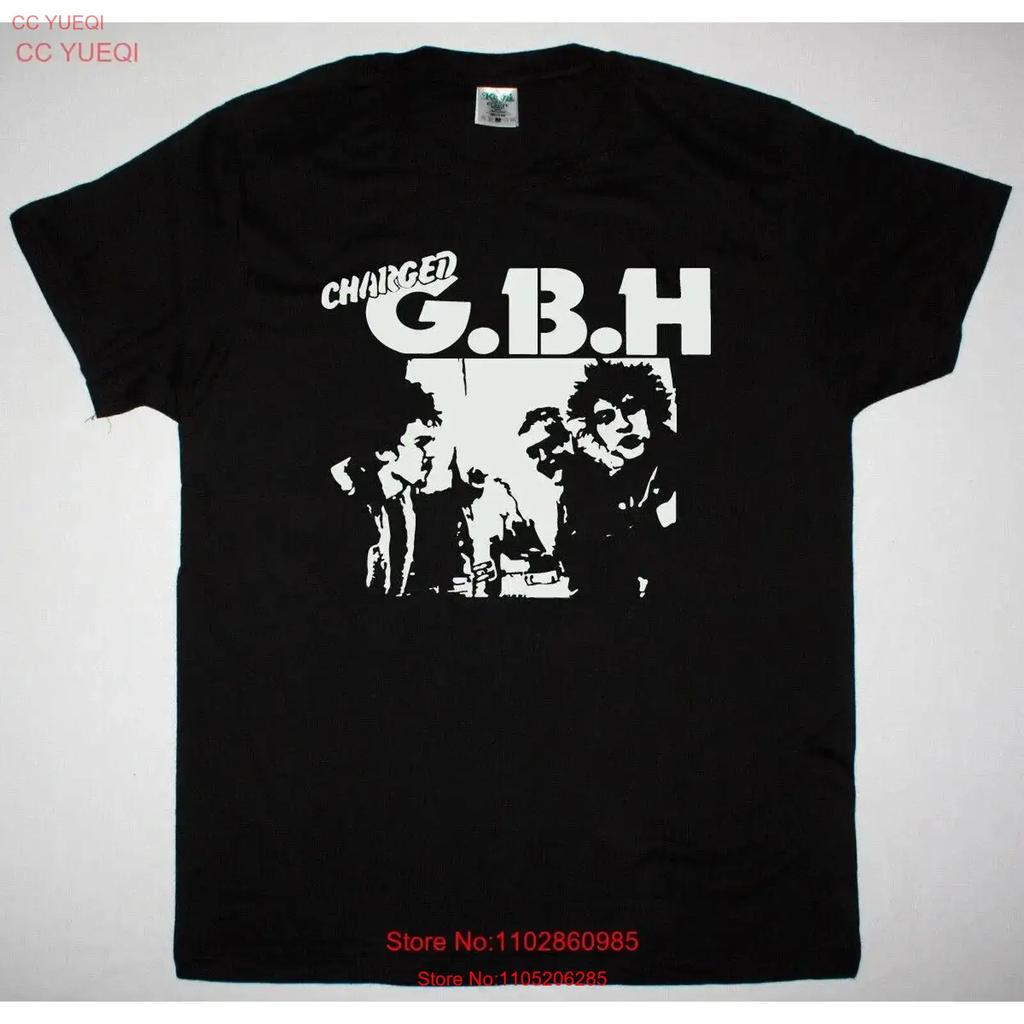 Gbh Band Photo New Black T Shirt Punk Rock Vibe Te1113 Vintage Versatile Fashion Stylish Comfortable Designer Clothes