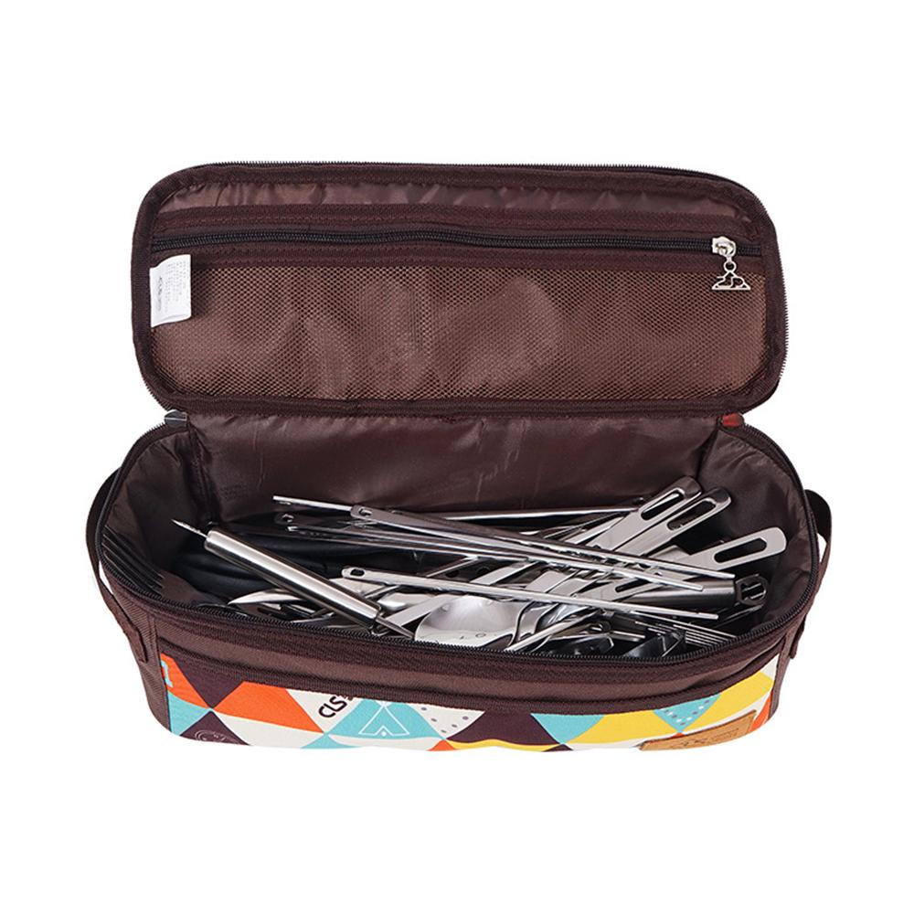 Сумка для хранения походной посуды для кемпинга на открытом воздухе, Сумка для хранения столовой посуды для барбекю для кемпинга, Дорожная косметичка для самостоятельных поездок, Портативная туалетная сумка