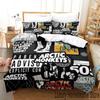 3D Print Arctic Monkeys Band Bedding Set Duvet Cover Bed Set Quilt Cover Pillowcase Comforter King Queen Size Boys Adult