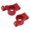 2PCS Rear Steering Cups for 1 24 Scale RC Car Alloy Material Steering Replacement Parts Left and Right Red