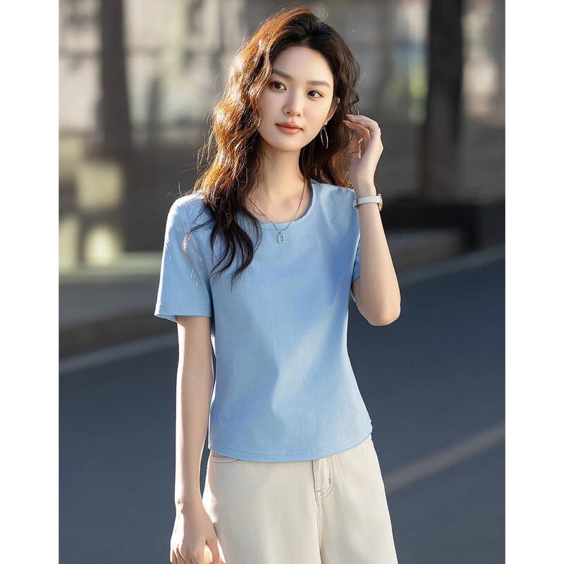 Demana 180G Sorona Summer Cotton Short Sleeve T-Shirt