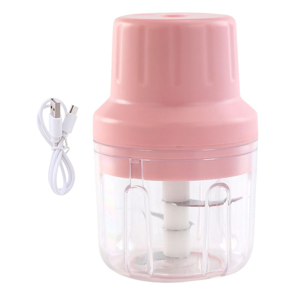 Мини Электрический Измельчитель Чеснока USB Перезаряжаемый Овощной Измельчитель Пластиковый Беспроводной Кухонный Комбайн для Чеснока Лука