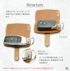 Smart Key Key Key Remote Remote Genuine Universal Brown [Kecha-ya] Case, Case, Cover, Key, Car, Motorcycle, Control, Leather, Fit, Black, Red, Camel,