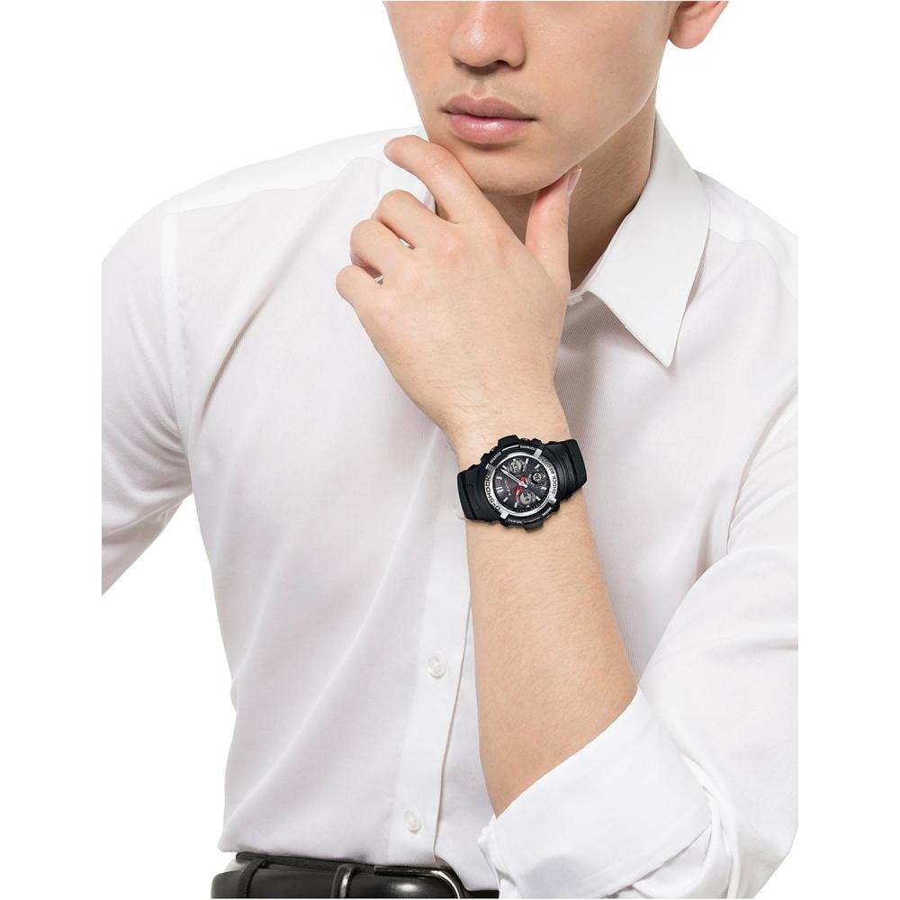 Нет Casio [Casio] Часы G Shock [внутренние Оригинальные] Радиоволновые Солнечные awG M100 1ajf Черный Черный