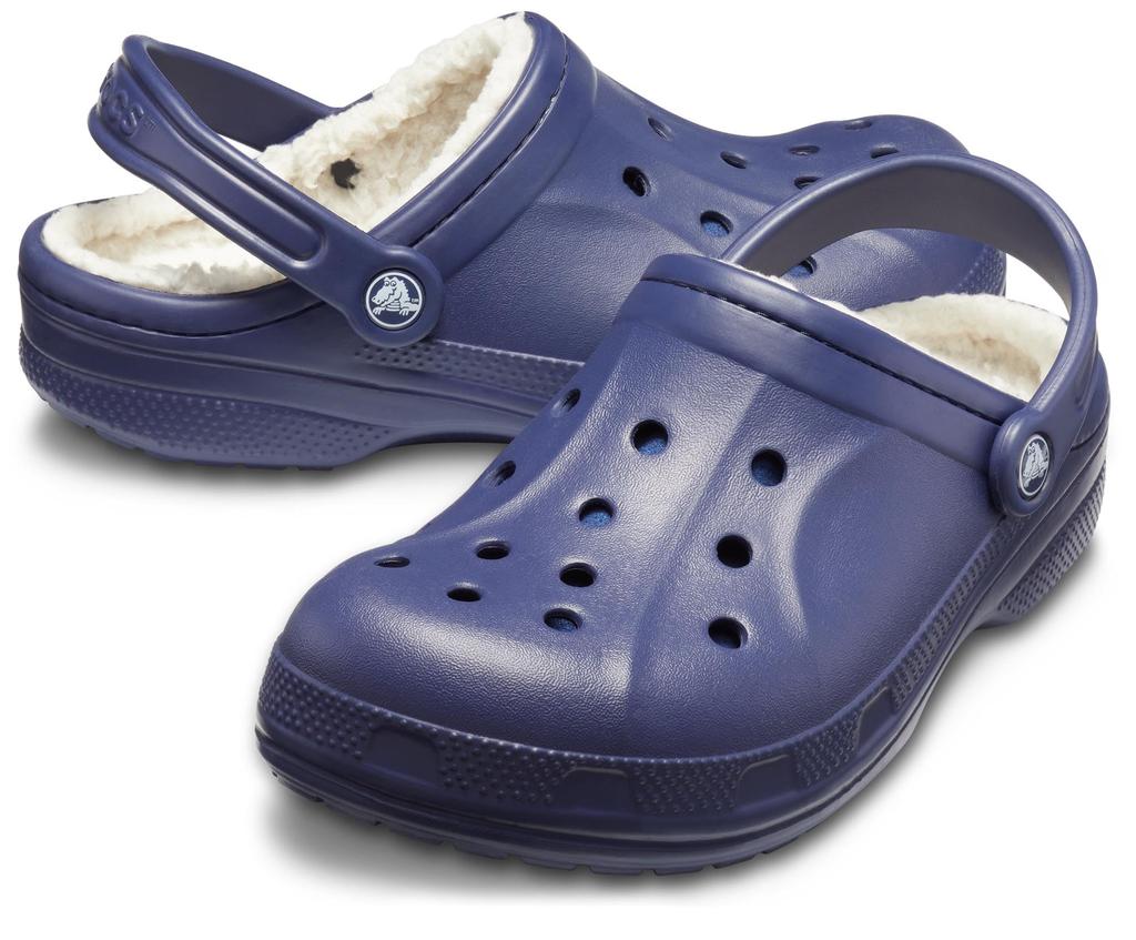 Сандалии Laylen Lined Clog Nautical 25см [Crocs] Темно-синий/Овсяный