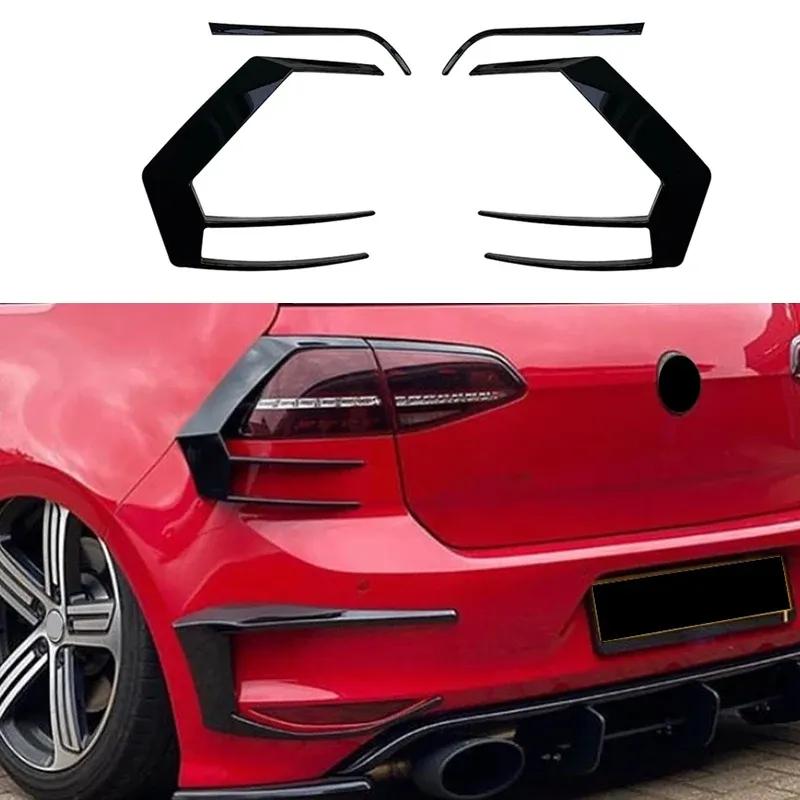 Car Trim Rear Lamp Cover for Golf 7 2012 2013 2014 2015 R400 Car Tail Light Covers Case Decoration Stickers A Pair